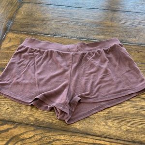 Purple Pajama Shorts